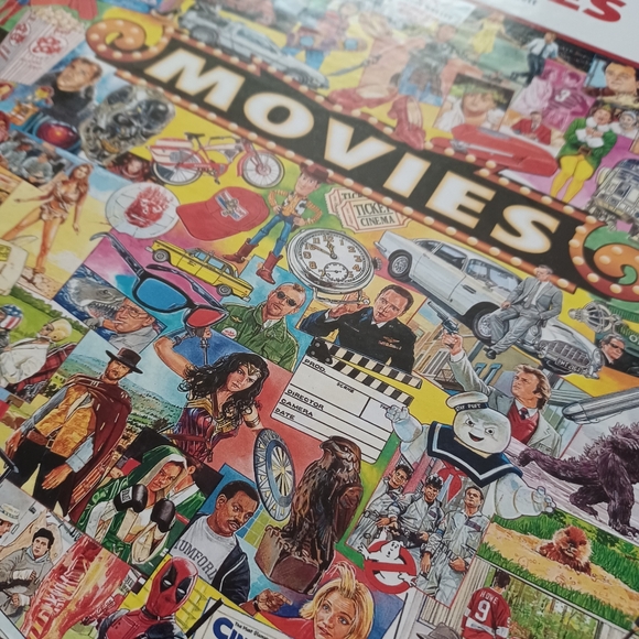 White Mountain Puzzle 1000 Pieces  Movie Classics Theme 24"x30" - Picture 5 of 6